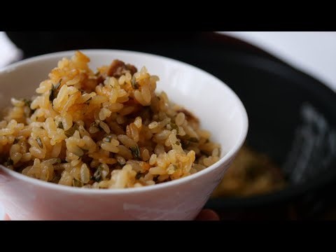 【60代からの田舎暮らし】#41 よもぎ飯を炊くだけの動画 | Japanese Homemade Yomogi Rice