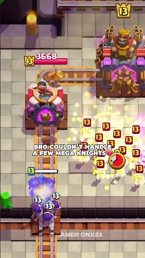 Mega knight cycle #clashroyale #supercell #shorts