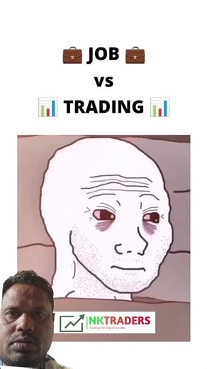 Job VS Trading 💸🚀 l Jobers life😰l Traders life🤑 l #trader #livetrending #stocktrader #forex