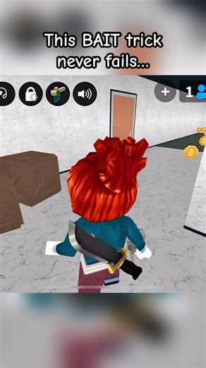 Have you ever tried this? #roblox #mm2 #murdermystery2 #sheriff #bait