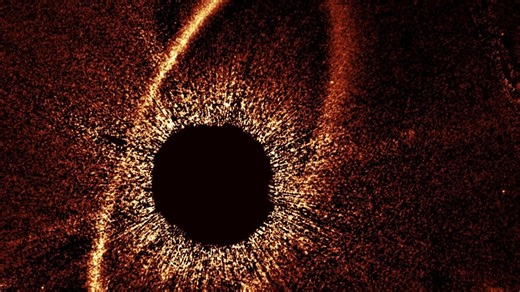 NASA's Hubble saw fledgling planets colliding around a nearby star