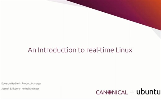 Introduction to Real-Time Linux