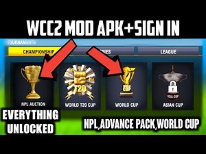 😍(SIGN IN)Wcc2 mod apk 2.8.8.8||🔥everything unlocked||unlimited coins||advance pack unlocked