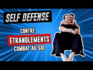 Comment se défendre contre un étranglement de dos au sol (Self défense - Combat de rue)