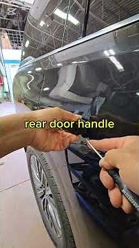 how to remove door handle cover of 2025 Infiniti QX80