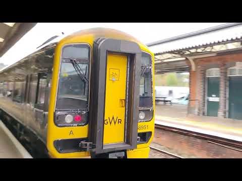 British Rail Class 158 #158951 leaving Truro