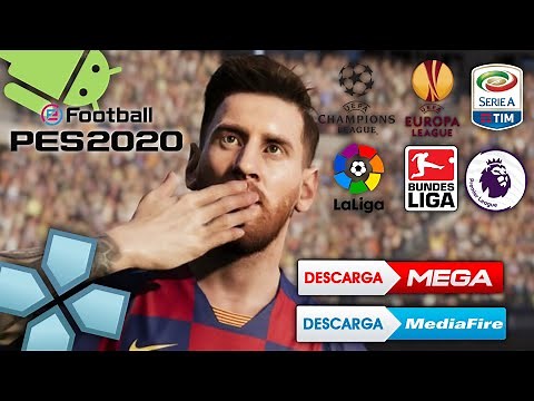 Descarga Ya! PES 2020 PARA EMULADOR DE PPSSPP 100% ACTUALIZADO | Nuevas skins, narración en español