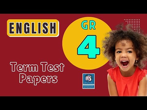 Grade 4 English | Provincial Past Papers | 2018 | Term 2