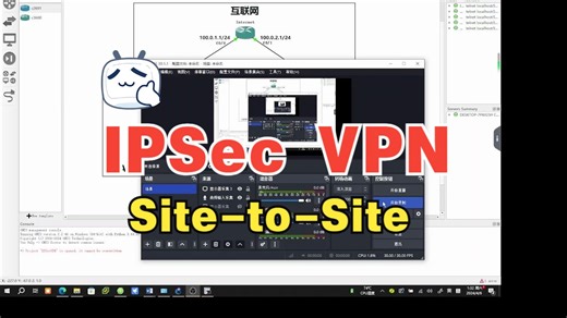 Cisco路由器实现IPSecVPN（lan-to-lan）