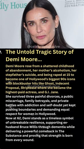 The Untold Tragic Story of Demi Moore... #shorts