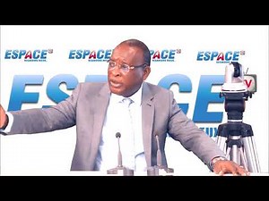 Général Sékouba Konaté, ancien président de la transition avec Lamine Guirassy sur Espace