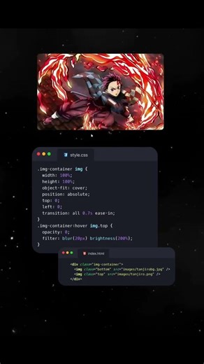 Interactive Image Background Change Effect Using Hover in HTML, CSS & JavaScript 🎨🔥