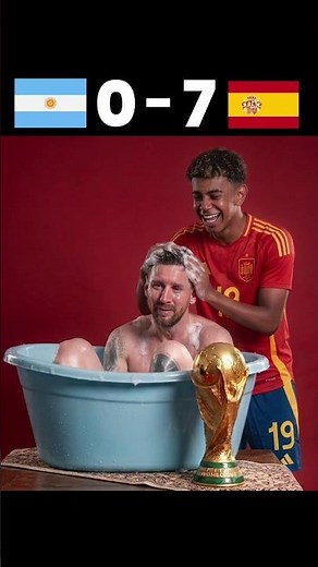 Argentina vs Spain 😳 | World Cup Final Dream #Argentina #Spain #Messi #Yamal #worldcup #football