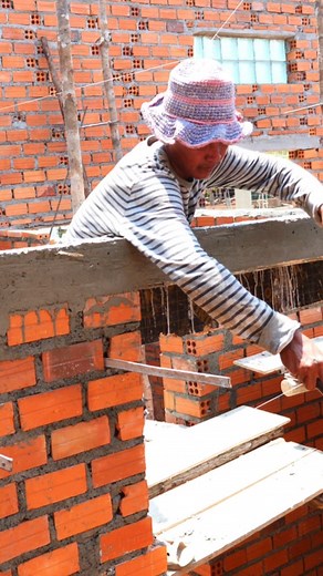 2.6K views | How to install lintel for brick wall,Good construction techniques | Creative Handmades Ideas Diy | Facebook