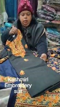 kashmiri embroidery suit heavy shawl only 1100 Dm-9896142080(ambala)