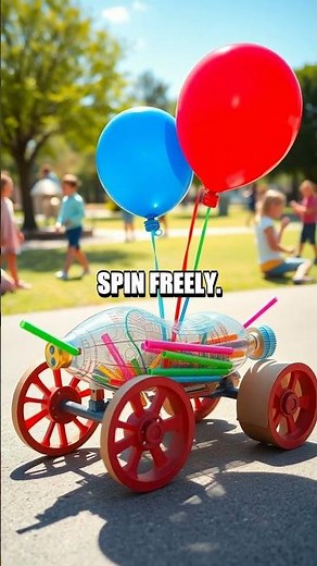 DIY Balloon-Powered Car Experiment