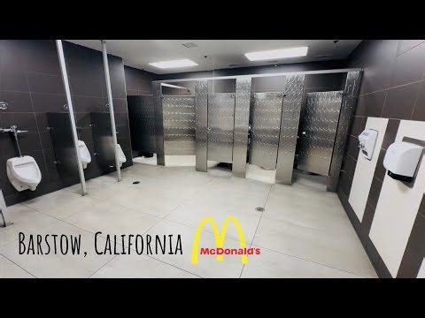 Colton Ware, Kohler, Toto, American Standard Toilet Flush | Restroom Tour | McDonald’s, Barstow, CA