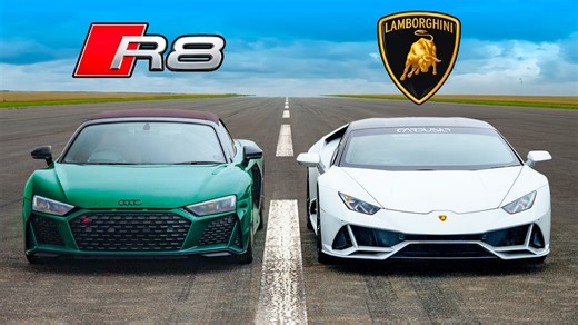 218K views · 5.9K reactions | Drag Race: Lambo Huracan v Audi R8 ️ | carwow | Facebook