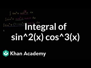 Integral of odd powered trig function with u substitution
