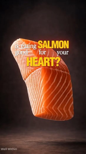 Is eating salmon good for your heart? #health #healthyfood #salmon