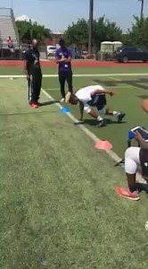 SportTesting taking our campers through combine testing at The Malcolm Jenkins Foundation Next Level Youth Football camp. #boomerang | Malcolm Jenkins - NFL Defensive Back
