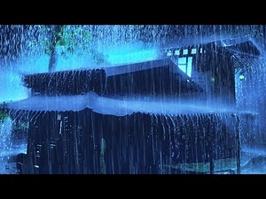 Sounds Of Very Strong Storm With Loud Thunder & Lightning, Therapy For Anxiety, Insomnia, Stress