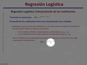 Regresion Logística Interpretacion Coeficientes