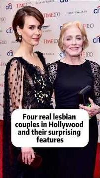 4 real lesbian couples in Hollywood #celebrity #celebritynews #viral #shorts #fyp