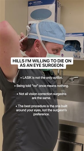 LASIK is the only real vision correction surgery…👀