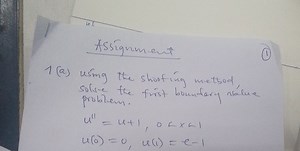 Solve the first boundary value problem using the shooting metho... | Filo