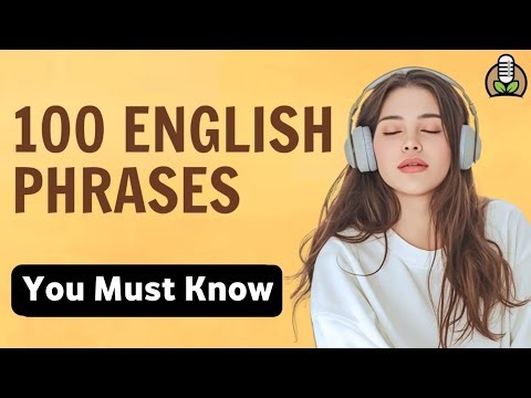 100 Daily English Phrases for Daily Speaking | Speak English Naturally