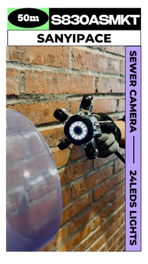 Is your sewer camera that flexible too?😎 #pipe #tools #drain #plumbing #sewer #camera #sanyipace