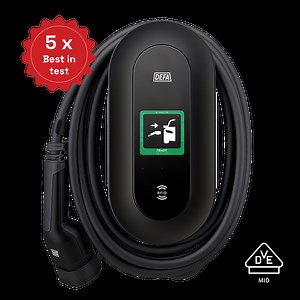 DEFA Power™ - ladestasjon 22kW m/6 m kabel og display. MID & V2X