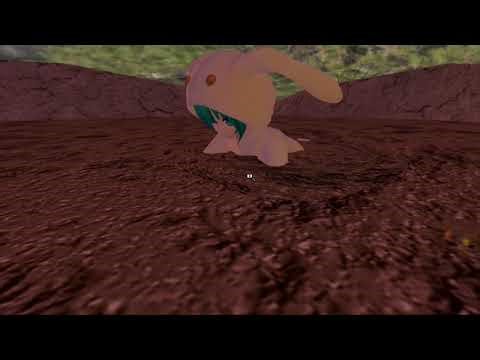 Bunny Miku was playing in mud until.. Second Life Quicksand #3