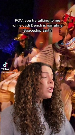 Judi Dench Exploring Epcot's Spaceship Earth | Disney World