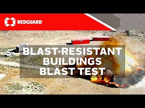 Blast Test Results of Blast Resistant Modular Buildings from RedGuard
