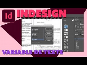 Indesign - Astuces - Variable de texte