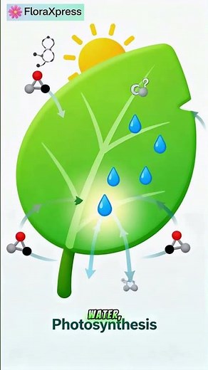 How Sunlight Helps Plants Grow 🌱☀️ | Photosynthesis Explained in 25 Seconds #plantcare #plant