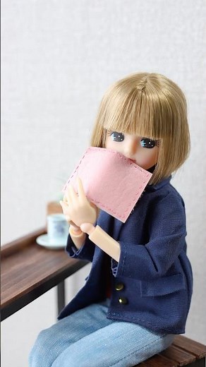 リカちゃん人形の撮影￤ジャーナリングリカちゃん #リカ活 #licca #ミニチュア #ドール #ハンドメイド #doll #ドール #ピュアニーモ #リカちゃん人形