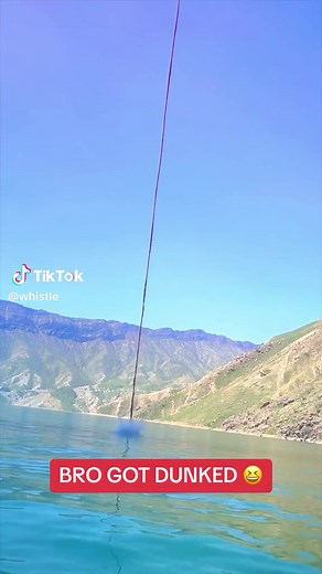 BRO GOT DUNKED! Epic Bungee Jumping Fail 😆