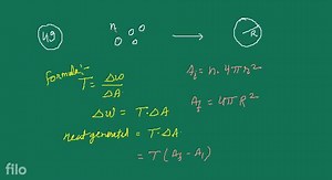 disc floating on the surface of water is F. If another paper di... | Filo