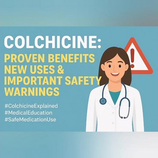 Colchicine: Proven Benefits, New Uses & Important Safety Warnings #colchicine #stroke #uses