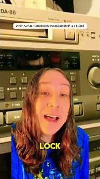 How 90s Tape Machines Created the First Home Studios (ADAT + DA-88)