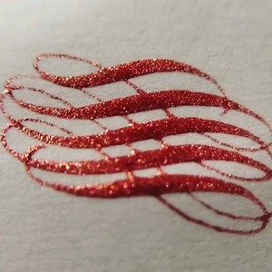 17K views · 155 reactions | This video by @charlartscript is a great demonstration of just how reflective, shiny and sparkly our Pearl Ex pigments are (used here with gum arabic for pointed pen calligraphy). These are the same pigments we use in our Lumiere Paints, Metallic Airbrush Colors and Metallic Screen Inks. | Jacquard Products | Facebook