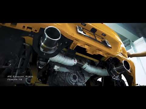 フェラーリ F8用イノテック iPE 可変バルブマフラー F1 サウンドチェック iPE Exhaust Sound test INNOTECH キャタライザー