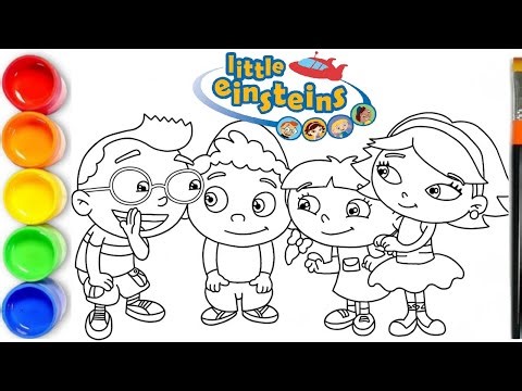 How to draw Little Einsteins - June, Leo, Annie | Little Einsteins