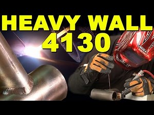 TIG Welding Heavy Wall 4130 Chrome Moly | TIG Time