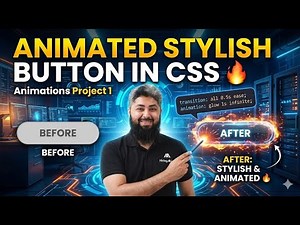 Animated Stylish Button in CSS 🔥 | Animations Project
