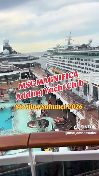 MSC Magnifica Adds Luxury Yacht Club for Summer 2026