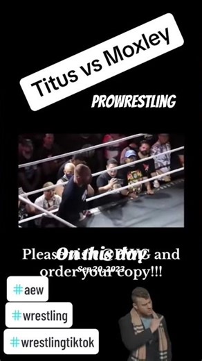 Prowrestling Highlights. PWG Titus Alexander vs John Moxley! #aew #prowrestling #wwe